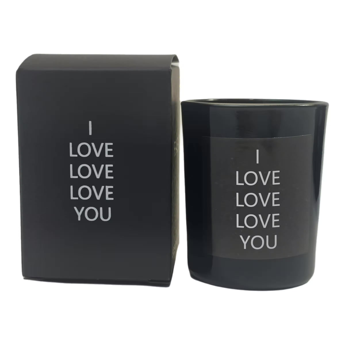I LOVE LOVE LOVE YOU CANDLE SET OF 3