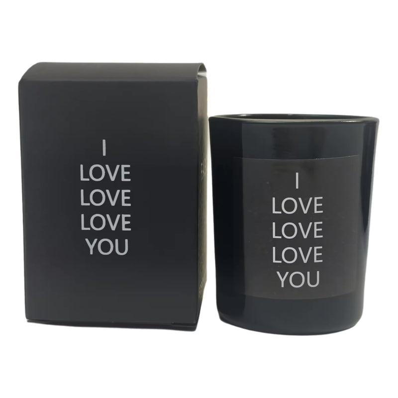 I LOVE LOVE LOVE YOU CANDLE SET OF 3