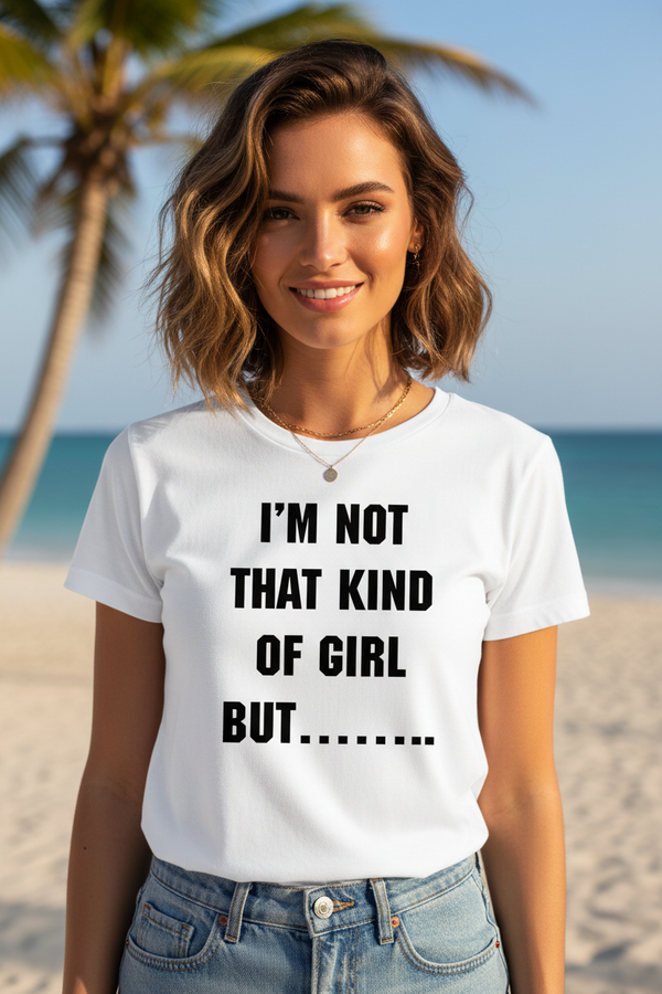 I'm Not That Kind Of Girl But lifestyle model shot