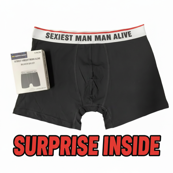 Sexiest Man Alive Underwear - Surprise Inside