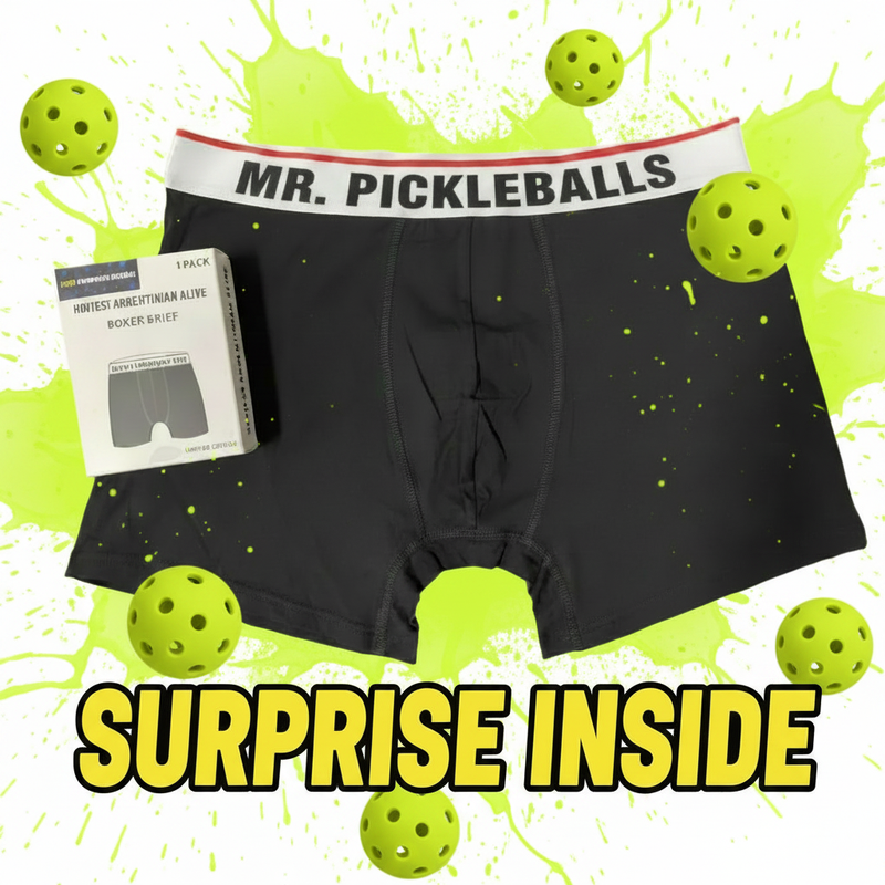 MR PICKLEBALL UNDERWEAR ( MY WIFE HAS MY PICKLEBALLS )