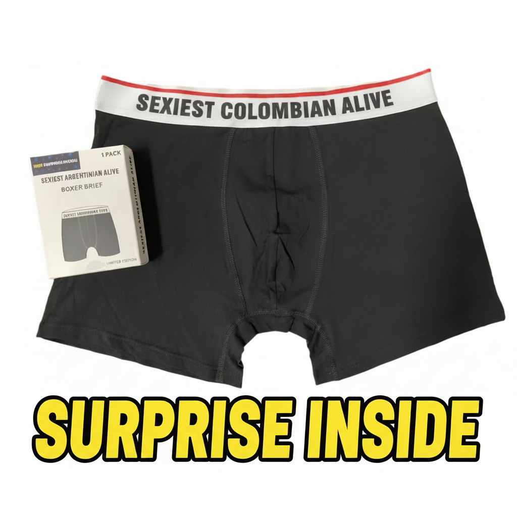Sexiest Colombian Alive Underwear - Surprise Inside
