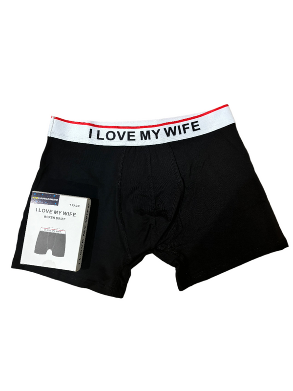 I LOVE MY WIFE UNDERWEAR