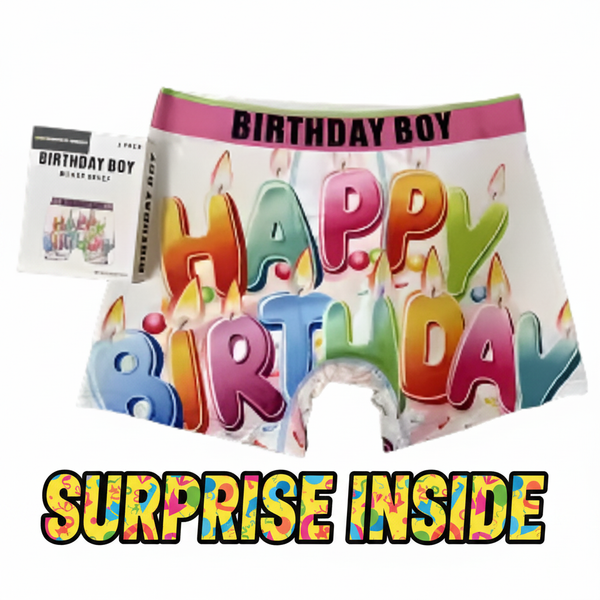Birthday Boy Underwear - Surprise Inside